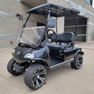 Black 2 seats Evolution Classic Electric Golf Cart for sale